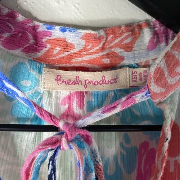 Fresh Produce Cotton Tunic Top Size XS/S - Picture 7 of 8